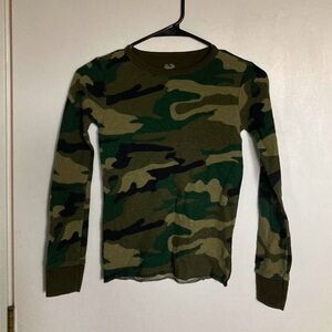 Camo thermal large youth or petite women’s